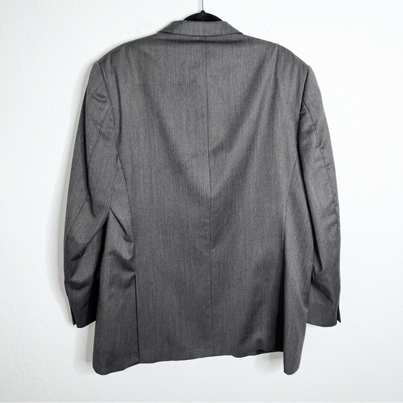 Burberry London Blazer Sport Coat Jacket Men’s 44 Long Wool Gray - Picture 3 of 7